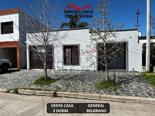 Casa 2 Dormitorios En Venta - Dentro De Avenidas Principales De General Belgrano. Calle Paso E/ Posadas Y Avenida 9 De Julio. Excelente Estado Y Mantenimiento.