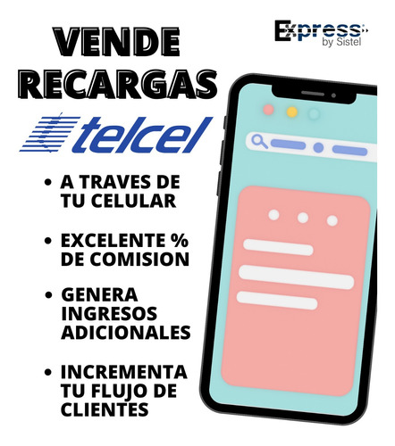 Vende Recargas Electrónicas Telcel Gana 5% De Comisión - Tae