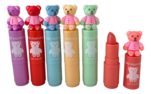 Paquete De 24 Bálsamos Labiales Hidratantes En Forma De Oso