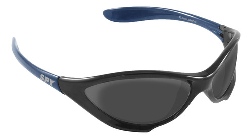 Óculos De Sol Spy 45 - Twist Preto - Haste Azul Royal Lente Cinza Sem Espelho