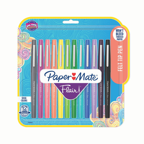 Marcadores Paper Mate Flair Tropical Vacation Set 12