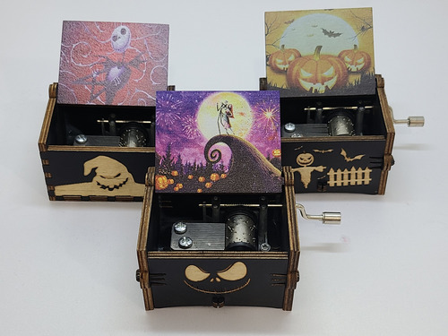 Cajas Musicales Del Extraño Mundo De Jack Halloween