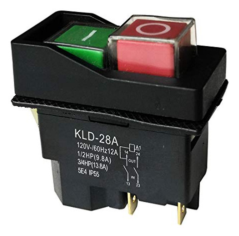 Interruptor Pulsador Electromagnético Kld-28a Resistente Al