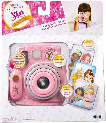 Camara De Juguete Disney Princess Luces  Sonidos