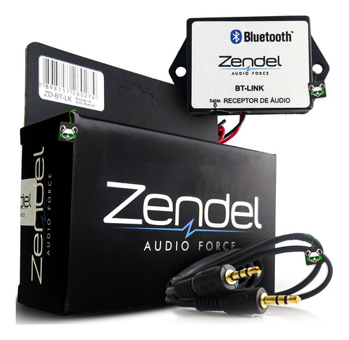 Adaptador Receptor Audio Bluetooth Plug P2 Aux Zendel Som