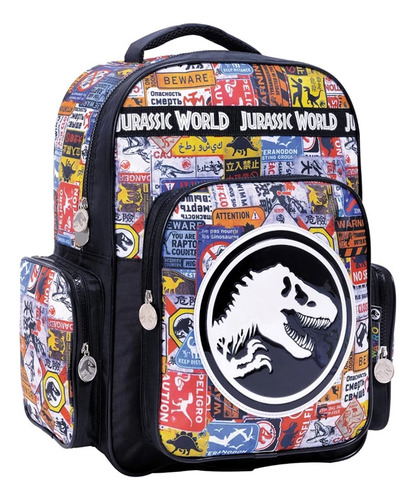 Mochila Espalda 16 PuLG 40x30x15 Cm Jurassic World Orig77134 Diseño de la tela jurassic estampado