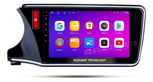 Autoradio Android Honda City V2 2014-2017 4+64gb 8core Qled