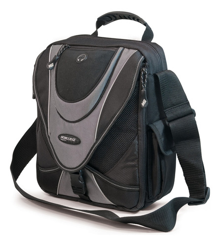 Mobile Edge Memms2 Mini Messenger Bag (negro/plata)