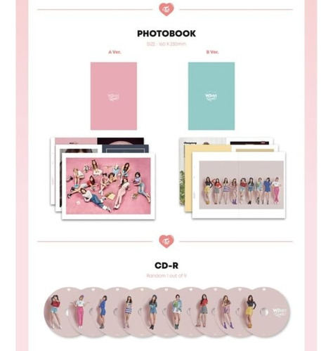 Twice Album Oficial What Is Love? Versión Rosa