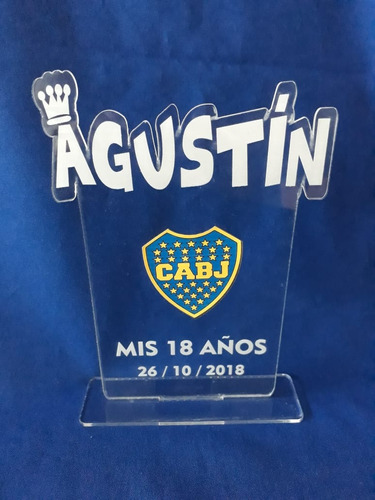 Souvenir Trofeos Cumple 15 18 30 50 Boca