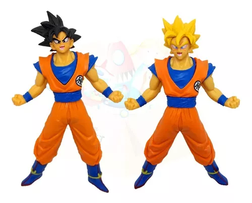 Boneco Dragon Ball Z - Goku Super Sayajin 20cm Cabelo Loiro