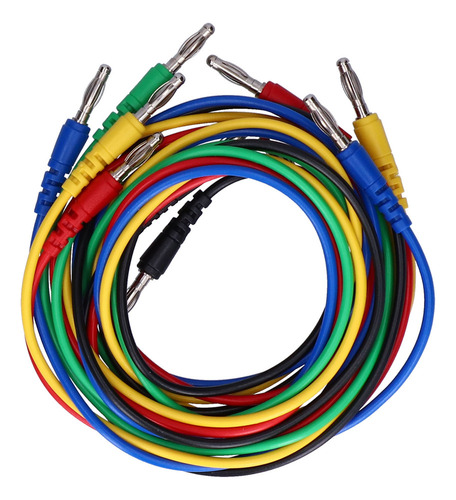 . Cabo De Teste: Conjunto De Plugue Banana, 4 Mm, 1 Me