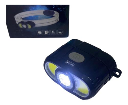 Linterna Led Cabeza Recargable Bicicleta Camping Luces 