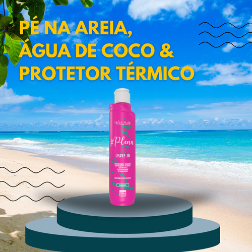 Leave-in Plena 500ml + Óleo De Argan 60ml Tróia Hair