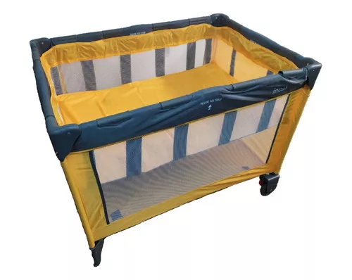 Cuna Corral Plegable Incal (amarillo)