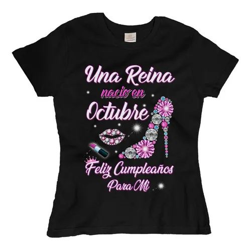Playeras de cumpleaños octubre sale