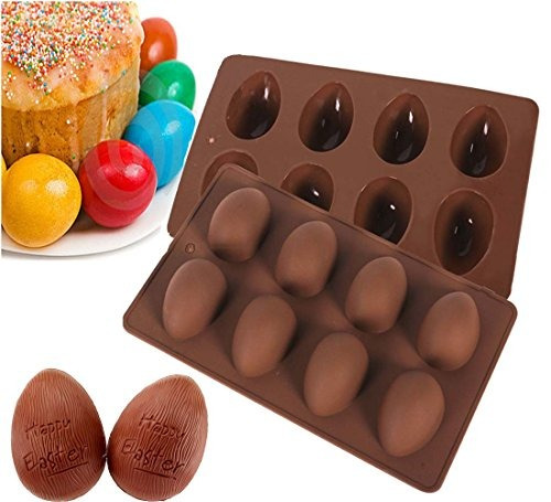 Megrocle Color Al Azar 8 Hoyos Trufas En Forma De Huevo Choc