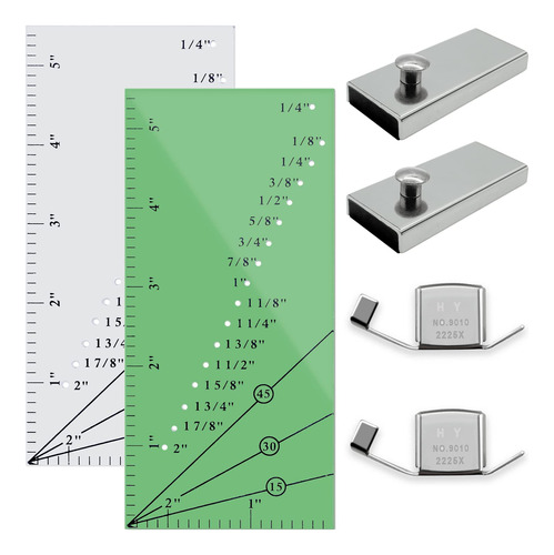 Paquete De 4 Guías Magnéticas Costuras + 2 Reglas De ...