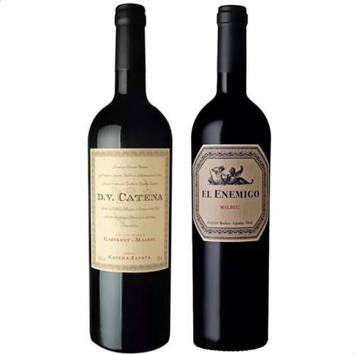 Vino El Enemigo Malbec + Vino Dv Catena Malbec Malbec 750ml 