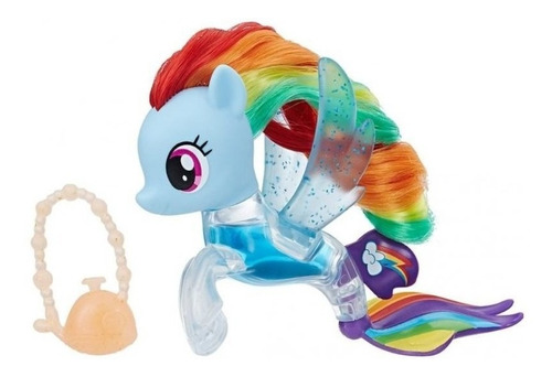 My Little Pony Rainbow Dash Pony De Mar Con Cola Magica