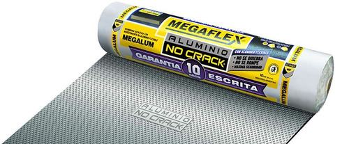 Membrana Asfáltica Megaflex Megalum 4mm C/aluminio No Crack