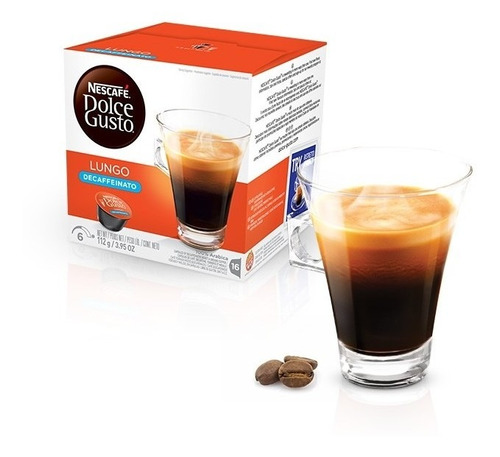 Capsulas Dolce Gusto Nescafe Lungo Descafeinado