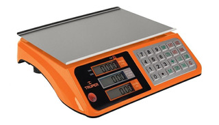 Báscula comercial digital Truper BASE-40 40kg 127V naranja 33 cm x 23 cm