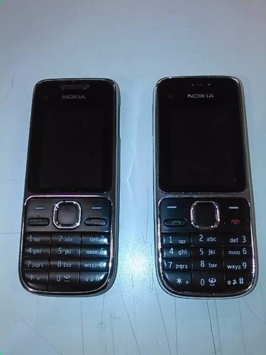 Lote 2 Unidades Celular Nokia C2-01 Preto 3g Usado