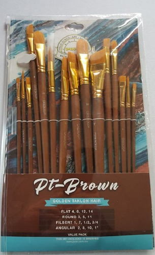Set De Pinceles Pt-brown