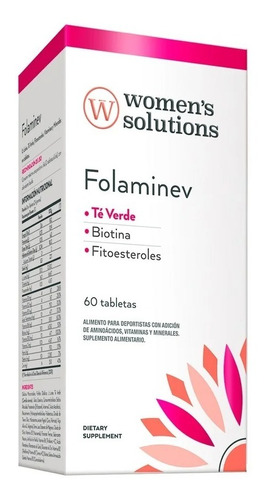 Womens Solutions Folaminev 60 Comprimidos
