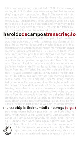 Haroldo de campos - transcriação, de Tápia, Marcelo. Série Estudos Editora Perspectiva Ltda., capa mole em português, 2013