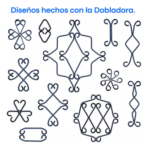 Dobladora De Fierro Herramienta Ideal Para Fabricar Adornos