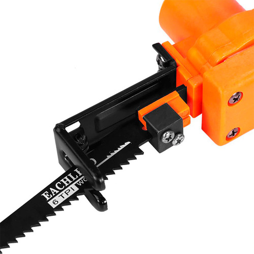Serra Adaptador Parafusadeira Furadeira Universal Sabre Profissional 18v Mini Tico Tico Lenha Madeira Casa Attract 4x4sc