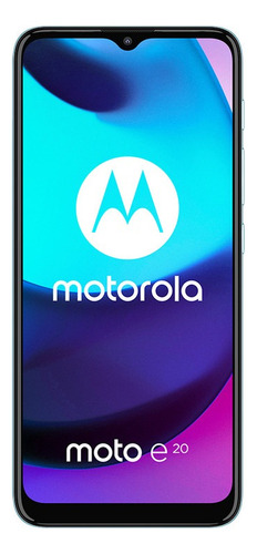Celular Motorola E20 32GB 2GB de ram Color Azul Aqua