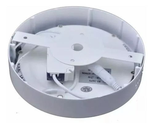 Imagen 5 de 10 de Plafon Led 18w Aplicar Panel Redondo Circular Frio O Calido