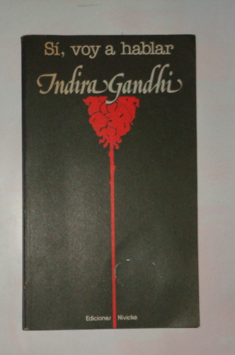 Libro Indira Gandhi Hindu Historia De La India Buen Estado