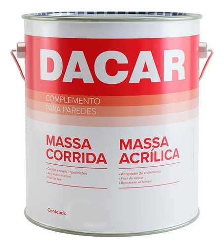 Massa Acrílica 900 Ml Dacar