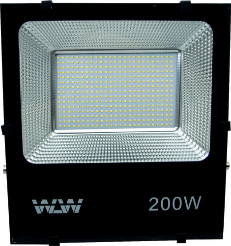 Refletor Holofote Led 200w Smd Branco Frio Bivolt 400 Leds