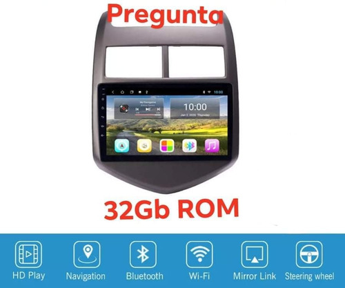 Estereo Chevrolet Sonic 11 16 Pantalla Android Radio Wifi Bt