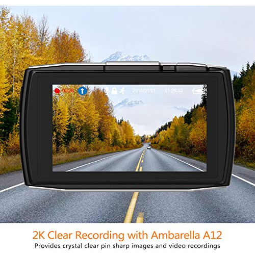 Cam Edge Touch Screen For Full Hd 1080p Car With Ambarella