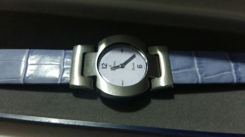 Lindo Relógio De Pulso Festina,pulseira De Couro, Fem,cx Aço