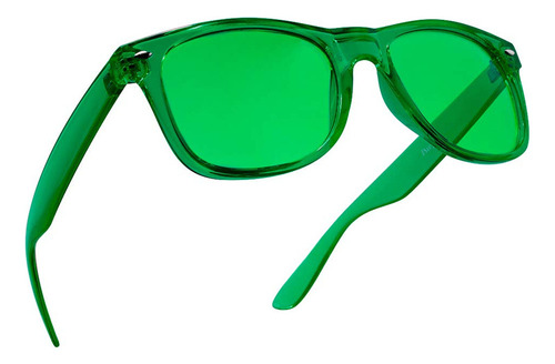 Gafas De Terapia De Color Verde Para El Estado De Ánimo, Ga