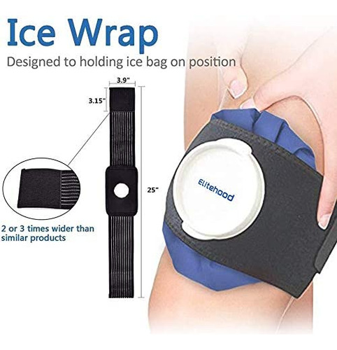 Elitehood Ice Cold Pack Bolsas De Hielo Reutilizables Bol...