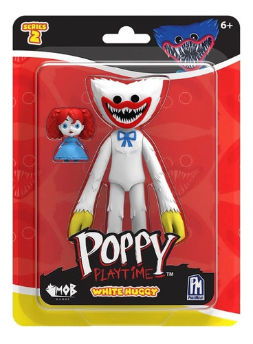 Poppy Playtime Figura Huggy Blanco 15 Cm Serie 2 