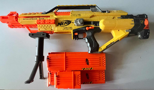 Pistola De Juguete Nerf Modelo Stampede Ecs Importado. (Usado)
