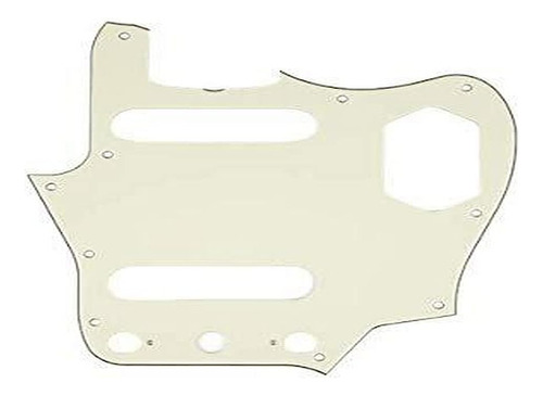 Fender Pure Vintage Pickguard, Jaguar, 10 Hoyos - Verde Ment