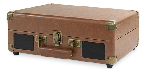 Tocadiscos Portátil De Maleta Bluetooth De 3 Velocidad...