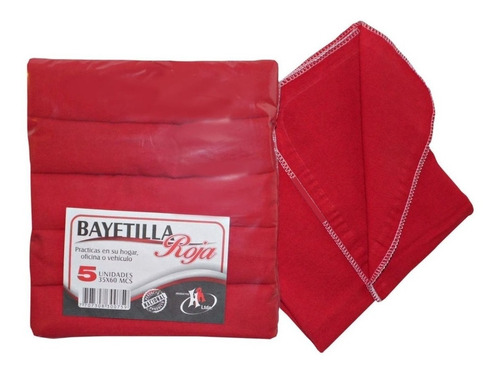 Bayetilla Roja 35x60 X 5 Und