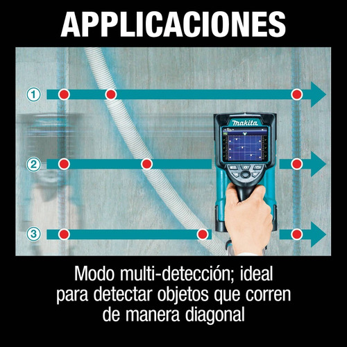 Escáner Pared Makita Detector Multiple Dwd181zj Japones Mkb