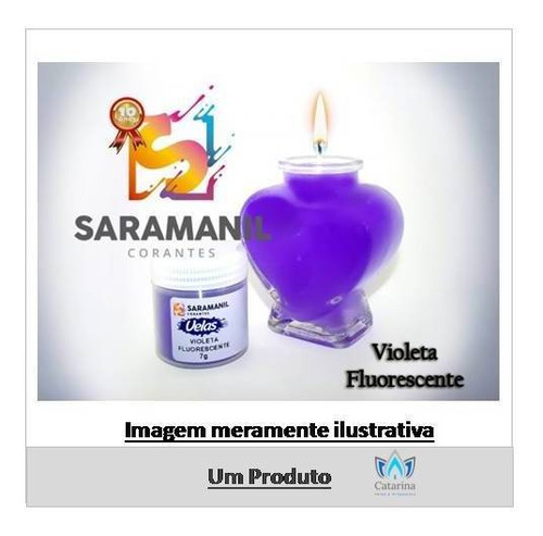 Corante Em Pó Para Vela Violeta Fluorescente